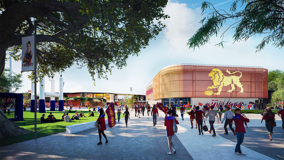 Argent server racks to be part of new boutique 10,000-seat stadium and training facility for the Brisbane Lions